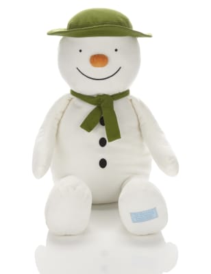 large plush snowman