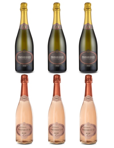 Classic Prosecco & Rosé Prosecco - Case of 6