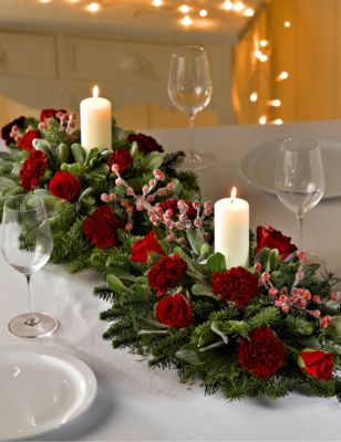 Double Christmas Table Arrangement | M&S