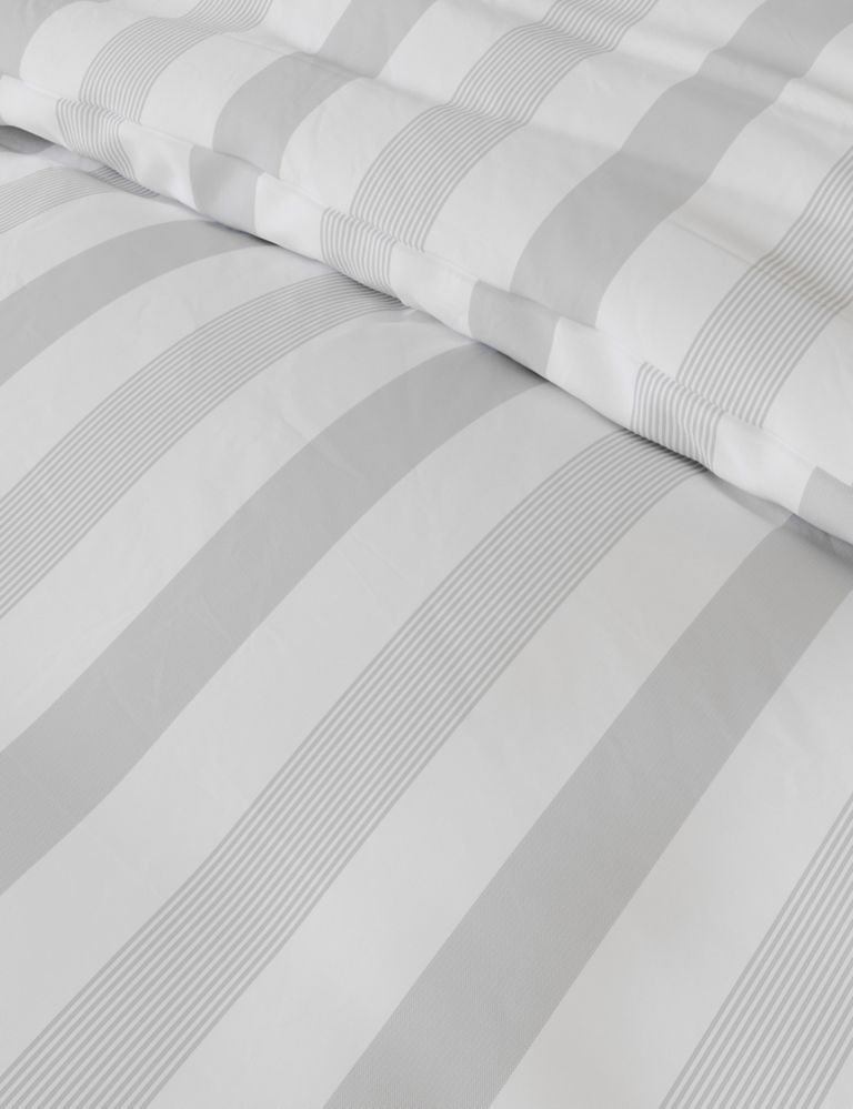 Hadley Pure Cotton Striped Bedding Set 4 of 4