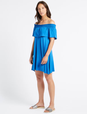 marks and spencer bardot dress