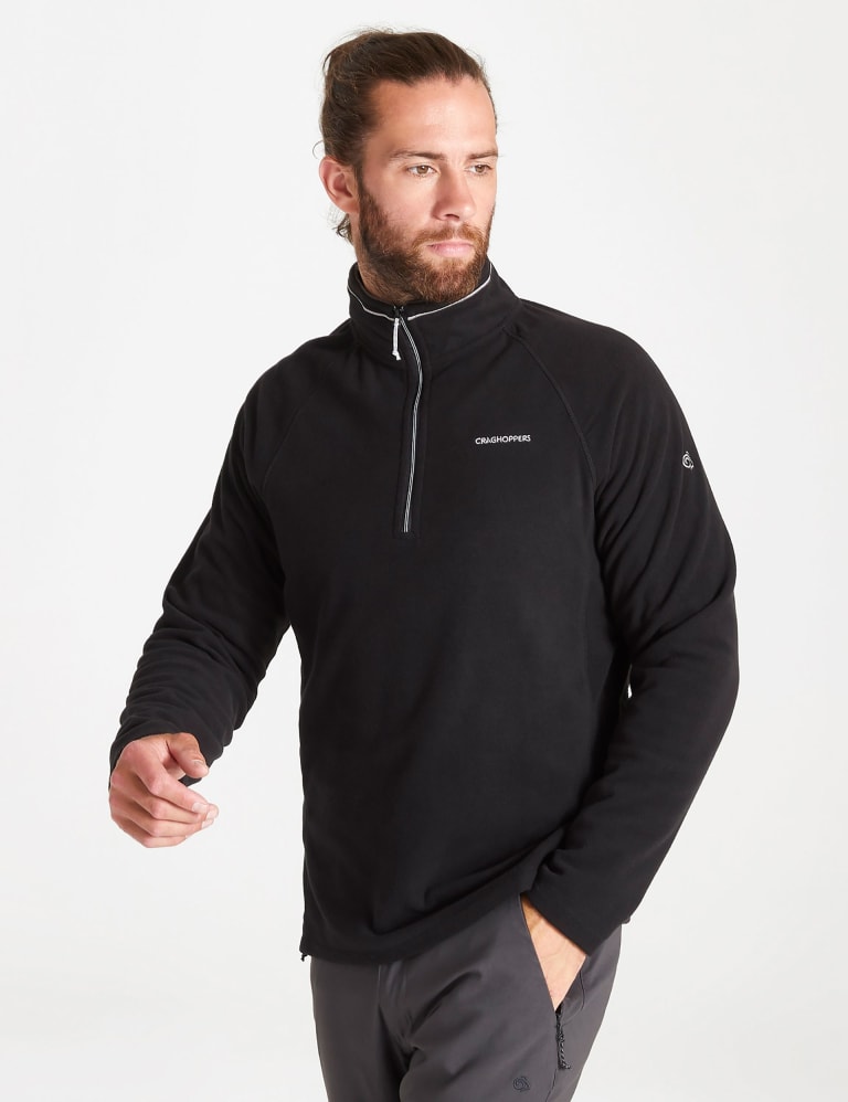 Mens fleece cheap top half zip