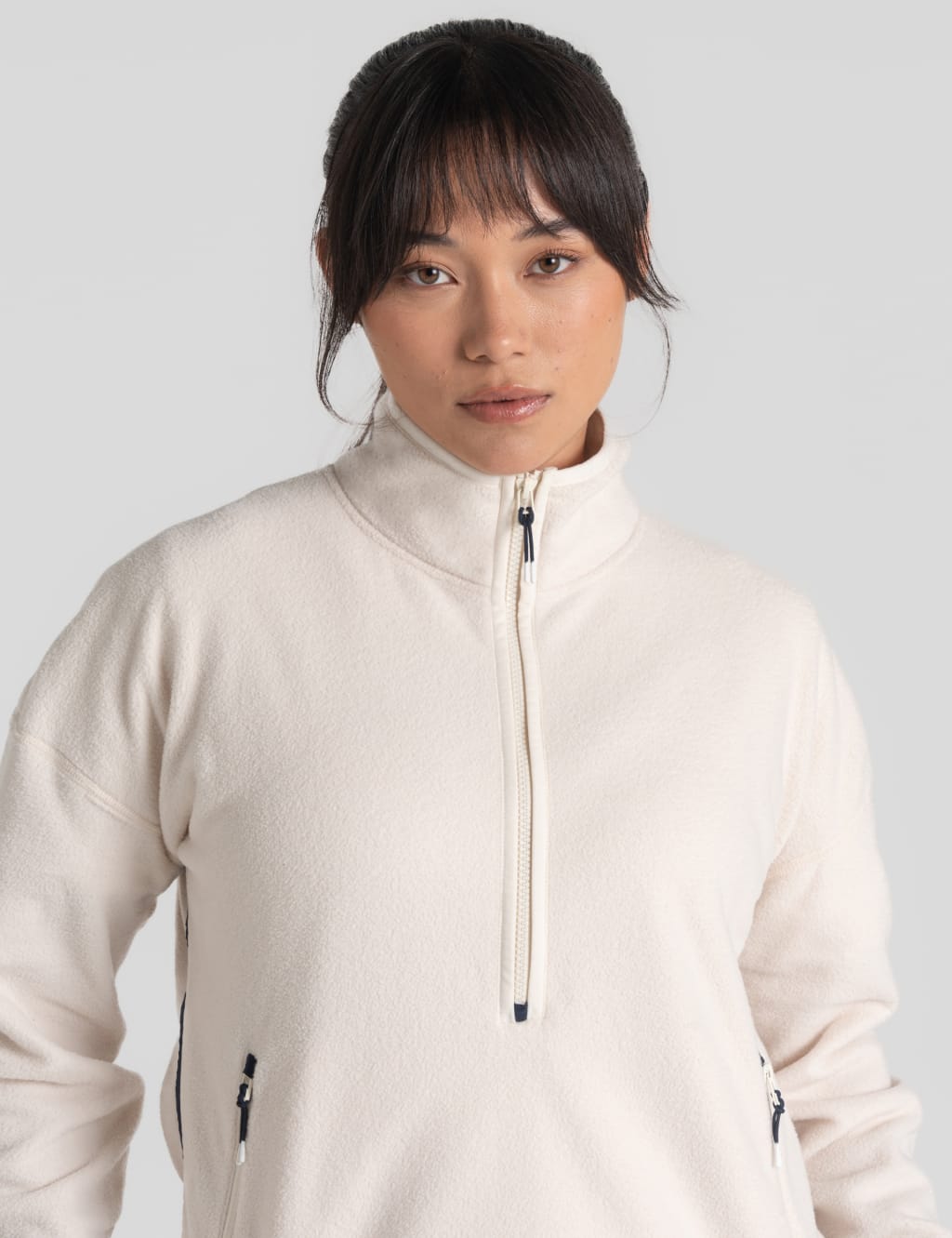 Half Zip Funnel Neck Fleece Jacket Craghoppers M&S