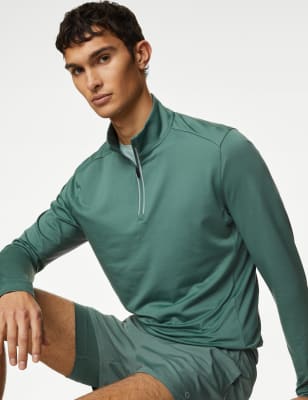 Men's quarter zip outlet training top