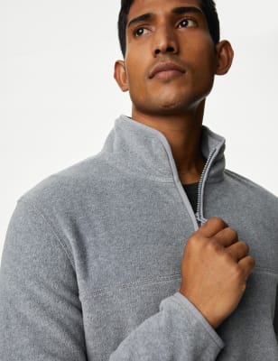 Micro shop fleece sweater