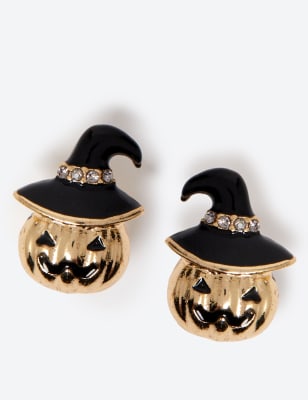 Pumpkin deals stud earrings