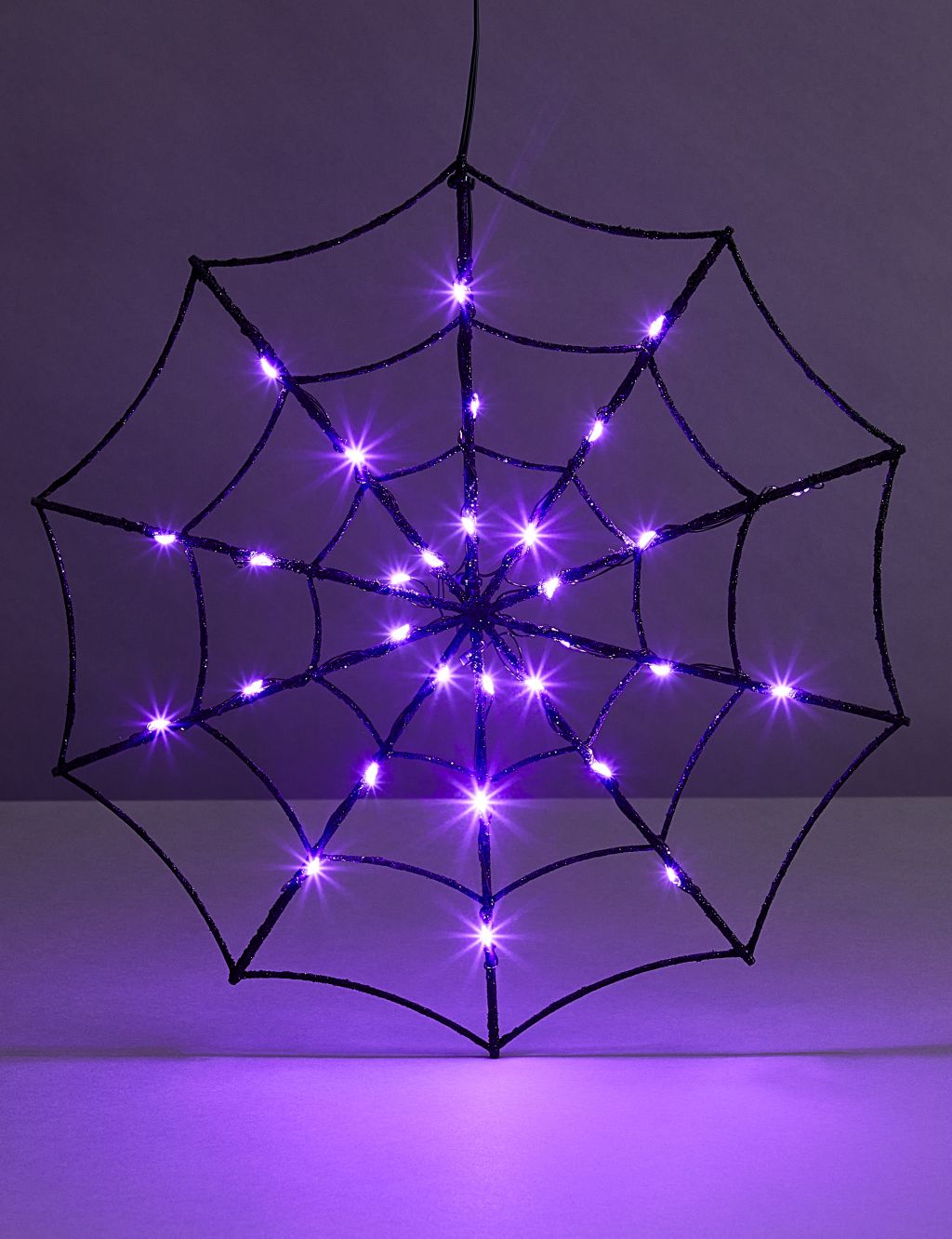 Halloween Spider Web Light Up Wall Hanging 3 of 5