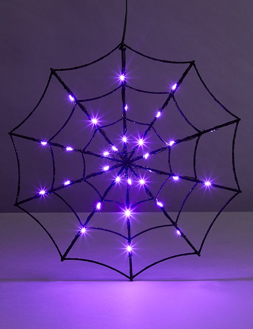 Halloween light up spider sale web
