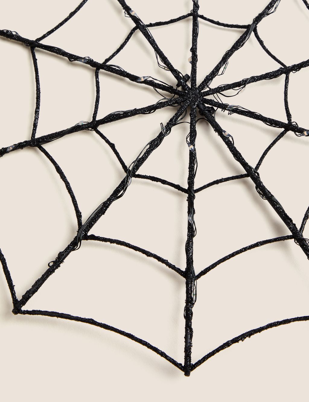 Halloween Spider Web Light Up Wall Hanging 4 of 5