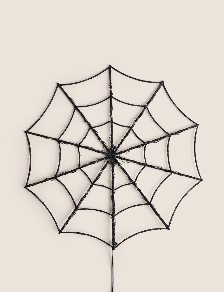 Halloween Spider Web Light Up Wall Hanging 2 of 5