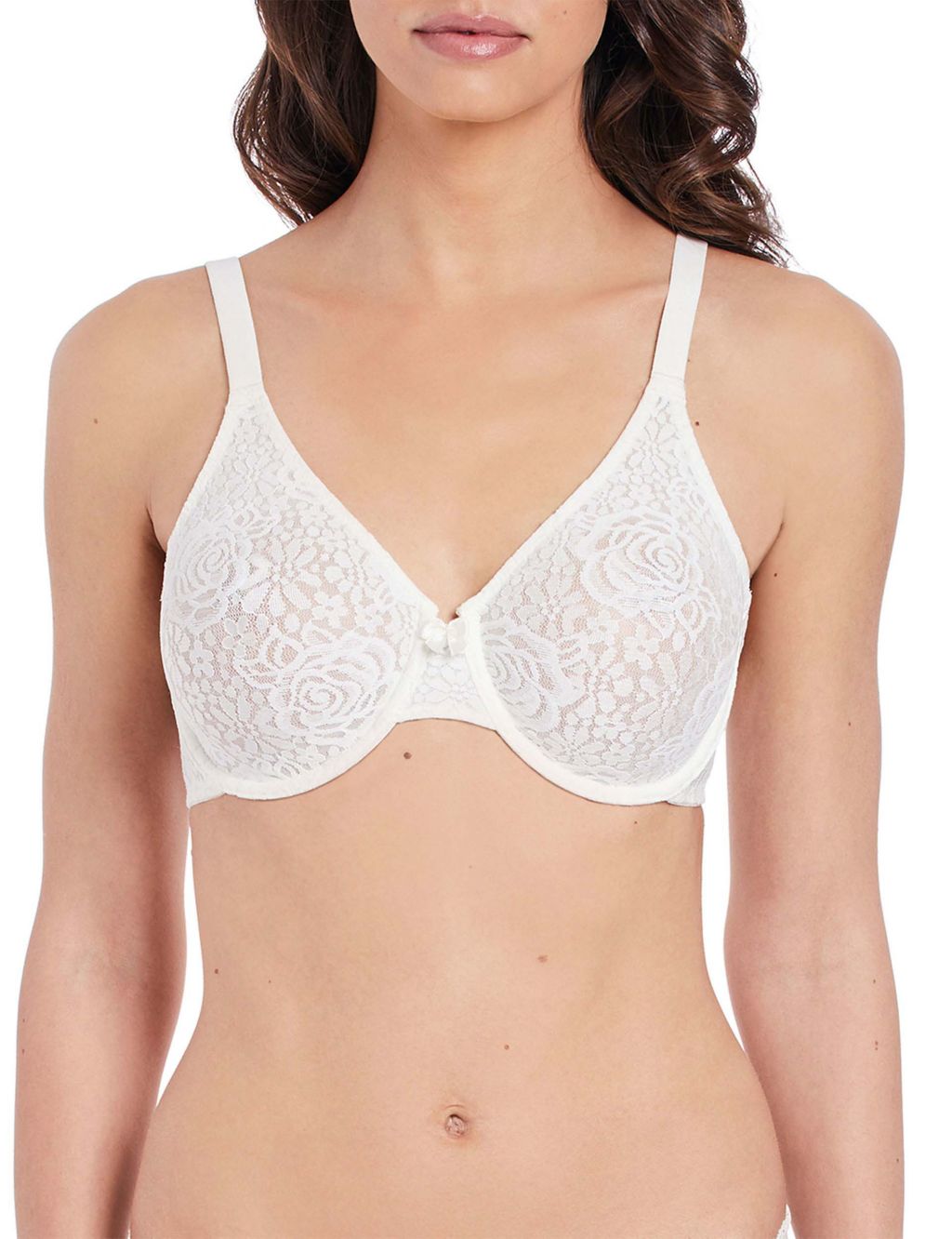 Halo Floral Lace Underwire Bra 3 of 4