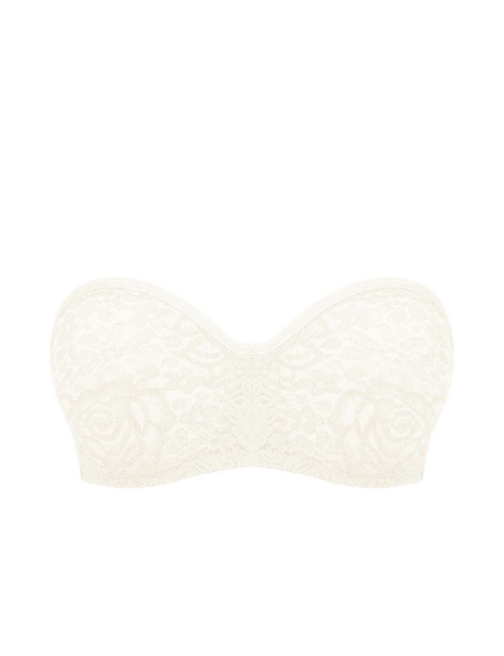 Halo Floral Lace Wired Strapless Bra 1 of 7