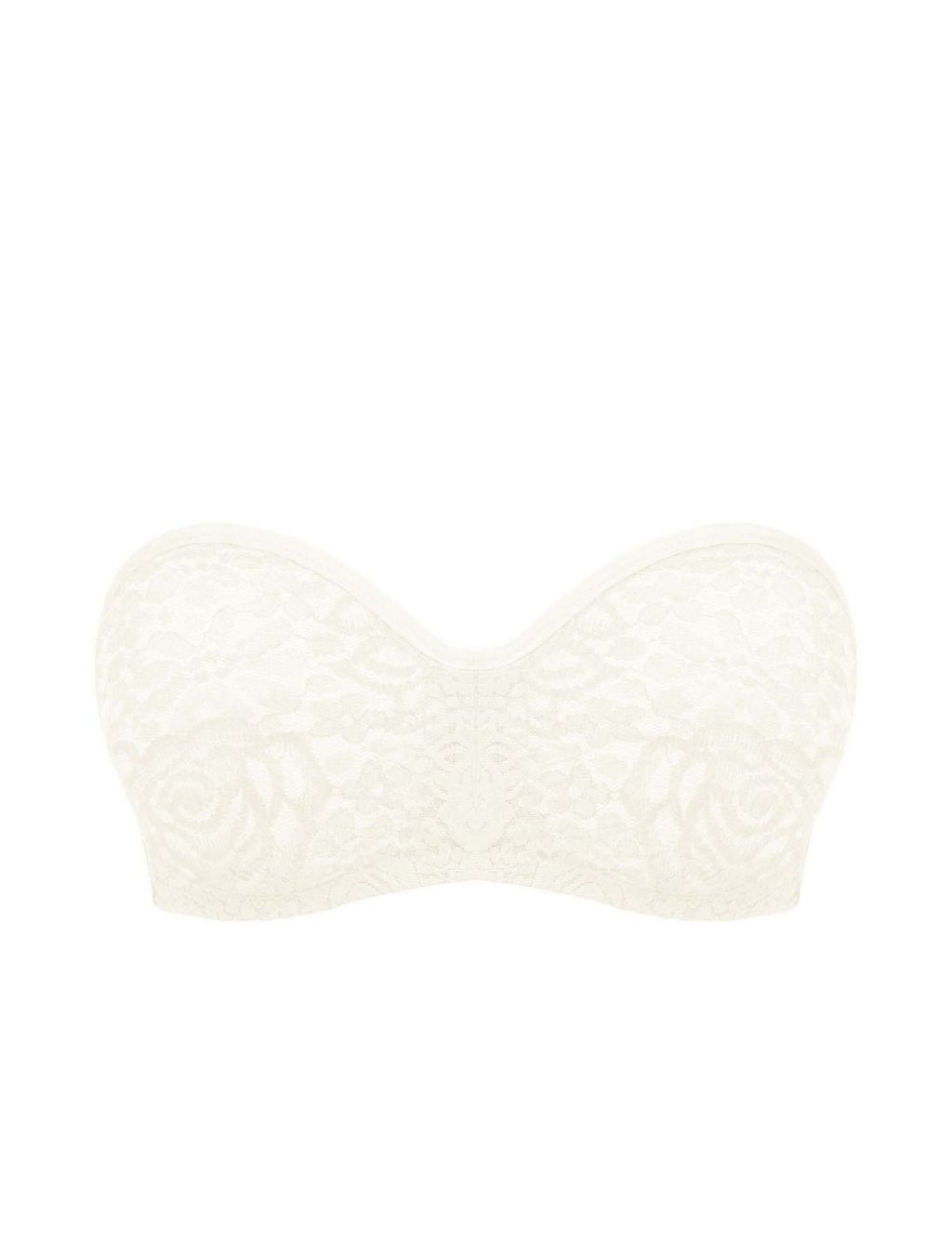Halo Floral Lace Wired Strapless Bra 1 of 7