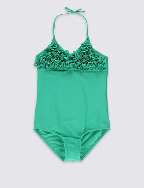 Halter Neck Swimsuit with Lycra® Xtra Life™ (3-14 Years) Image 2 of 3