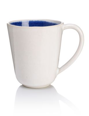 Hand-Painted Indigo Mug Image 1 of 2
