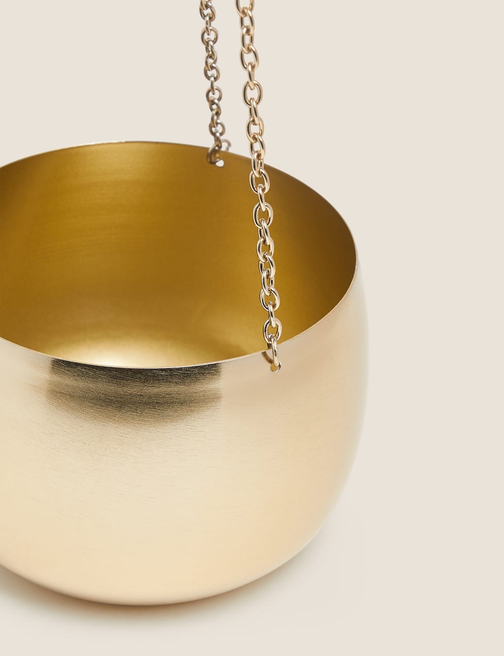Hanging Small Gold Planter 2 of 6
