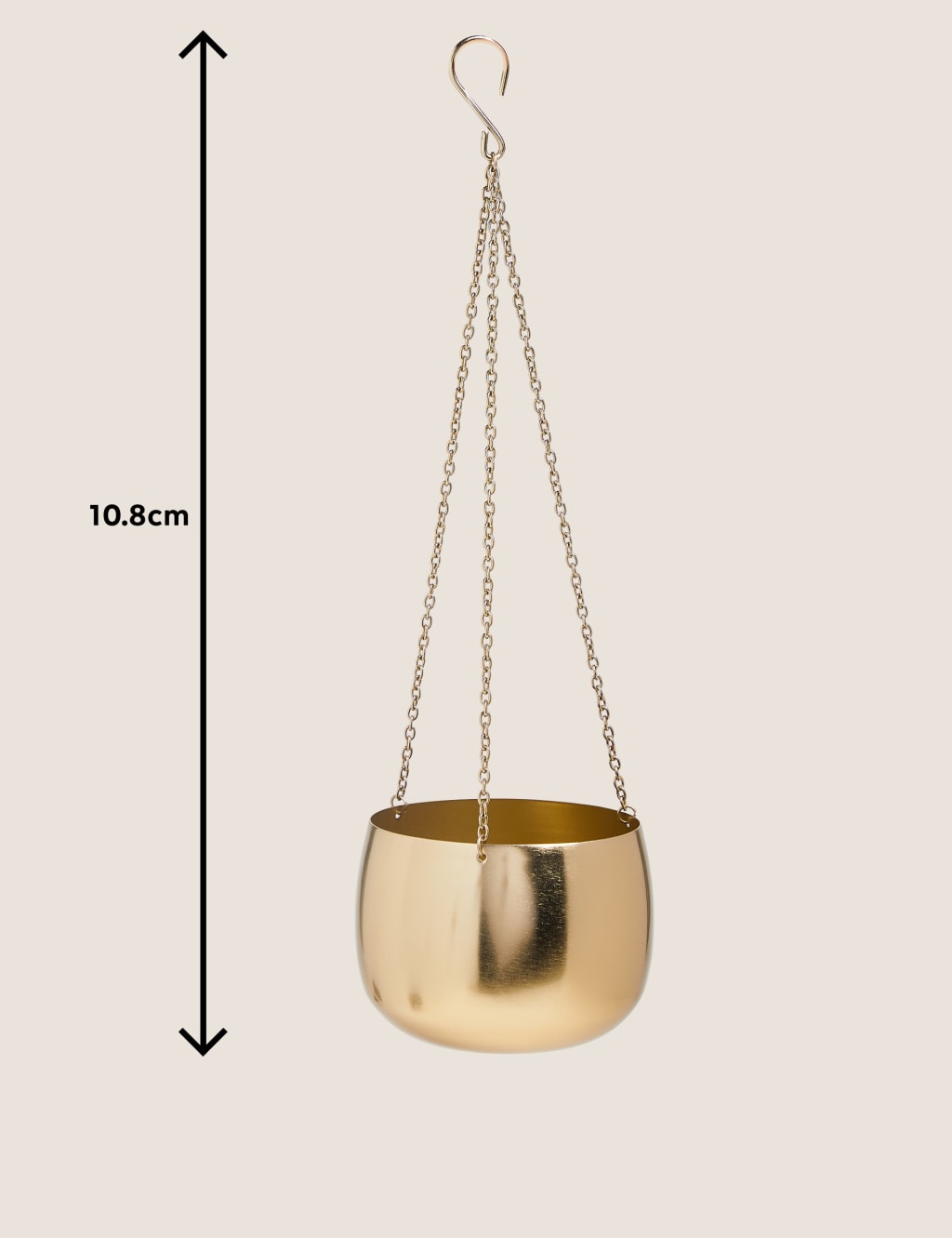 Hanging Small Gold Planter 6 of 6