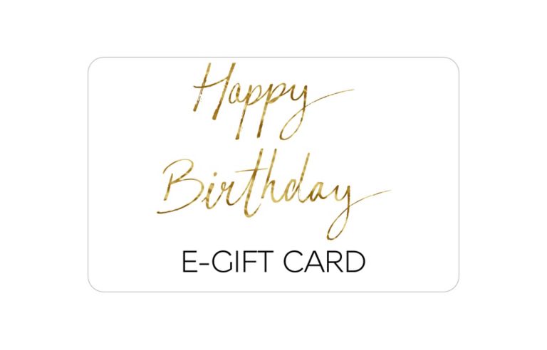 Happy Birthday Gold E-Gift Card 1 of 1