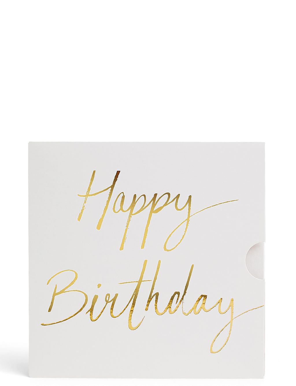 Happy Birthday Gold Gift Card 3 of 4