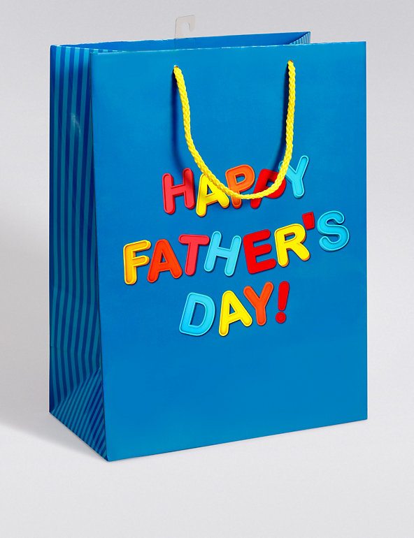 Happy Father's Day Large Bag Image 1 of 2
