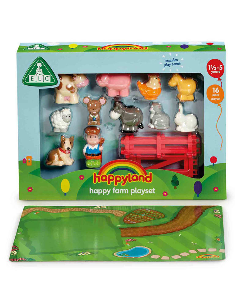 Happyland Farm Playset 1.5 5 Yrs