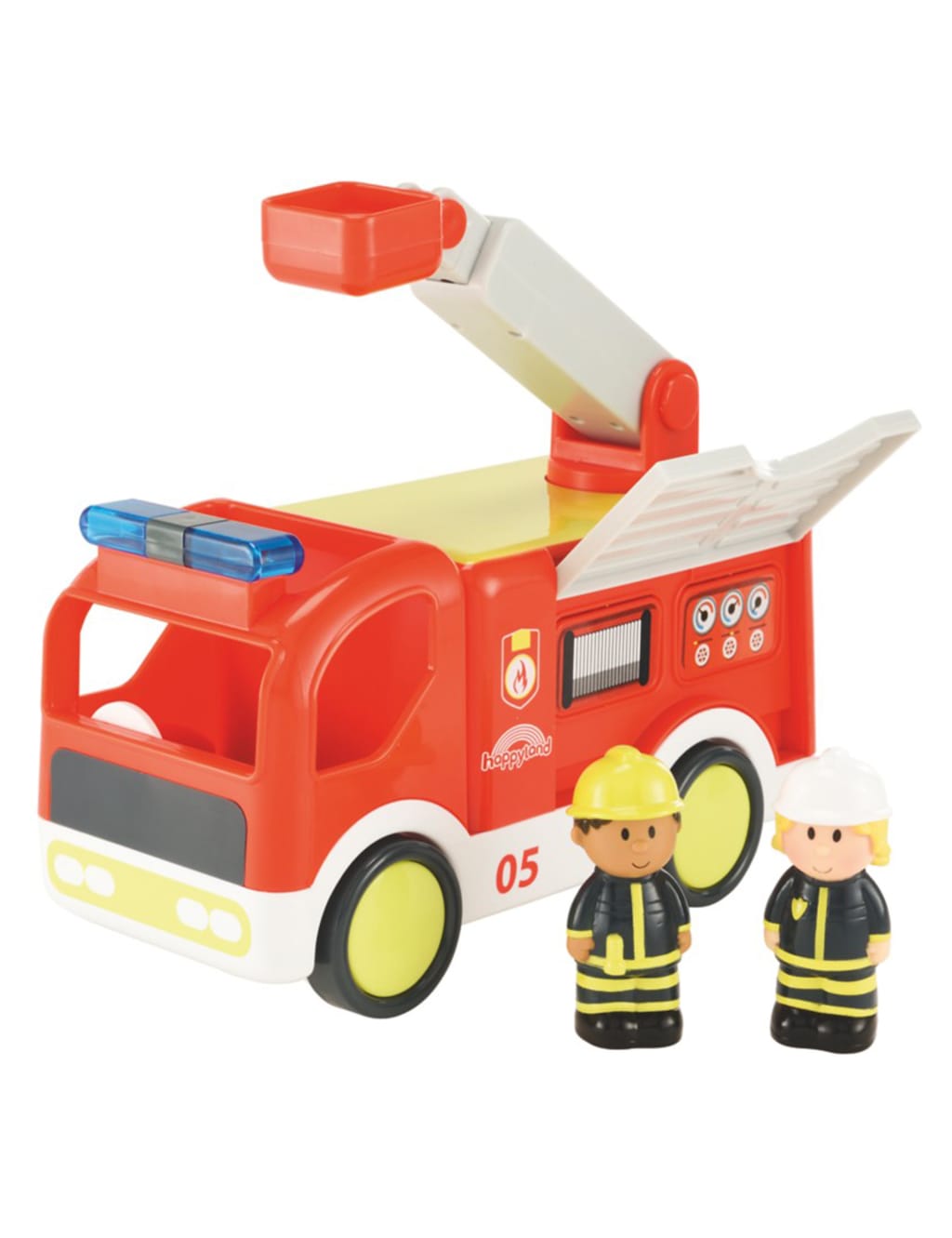Fire engine clearance lights and sounds