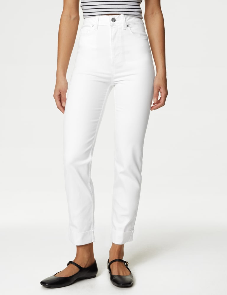 M&s white jeans best sale