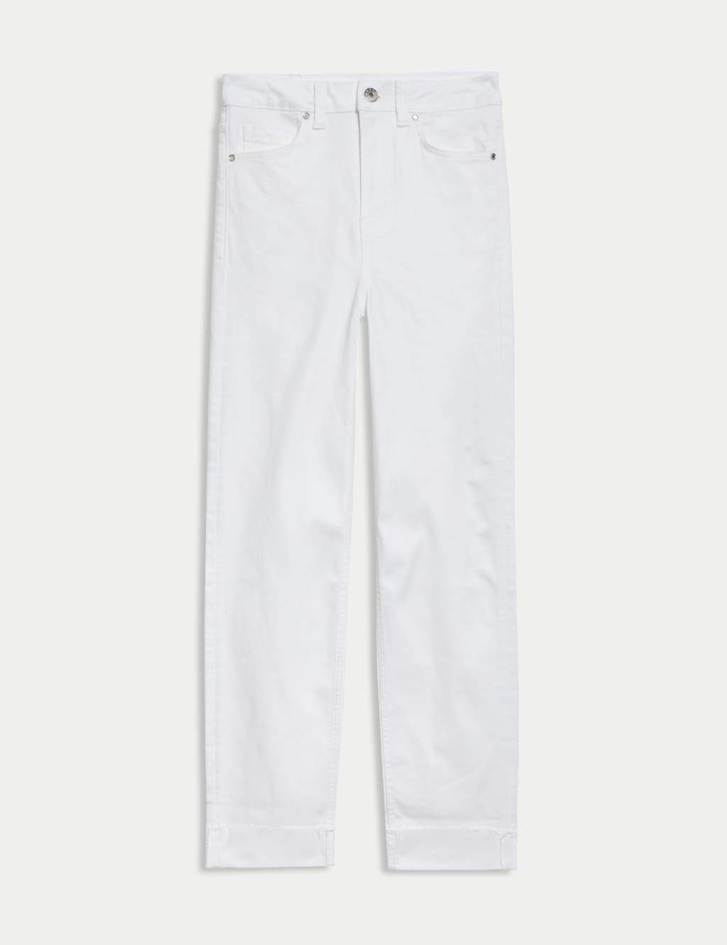 M and s top white jeans