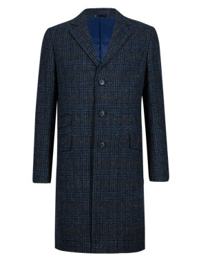 Harris Tweed British Fabric Pure Wool Coat Image 2 of 9