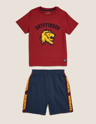 Harry Potter Gryffindor Short Pyjama Set 6 16 Yrs M S