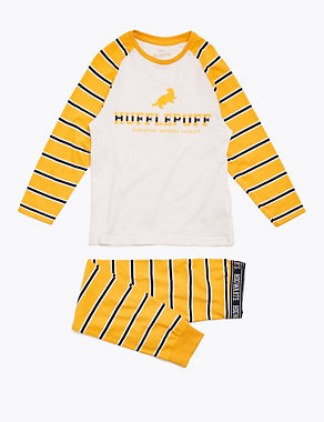 Harry Potter™ Hufflepuff Pyjama Set (6-16 Yrs) Image 2 of 6