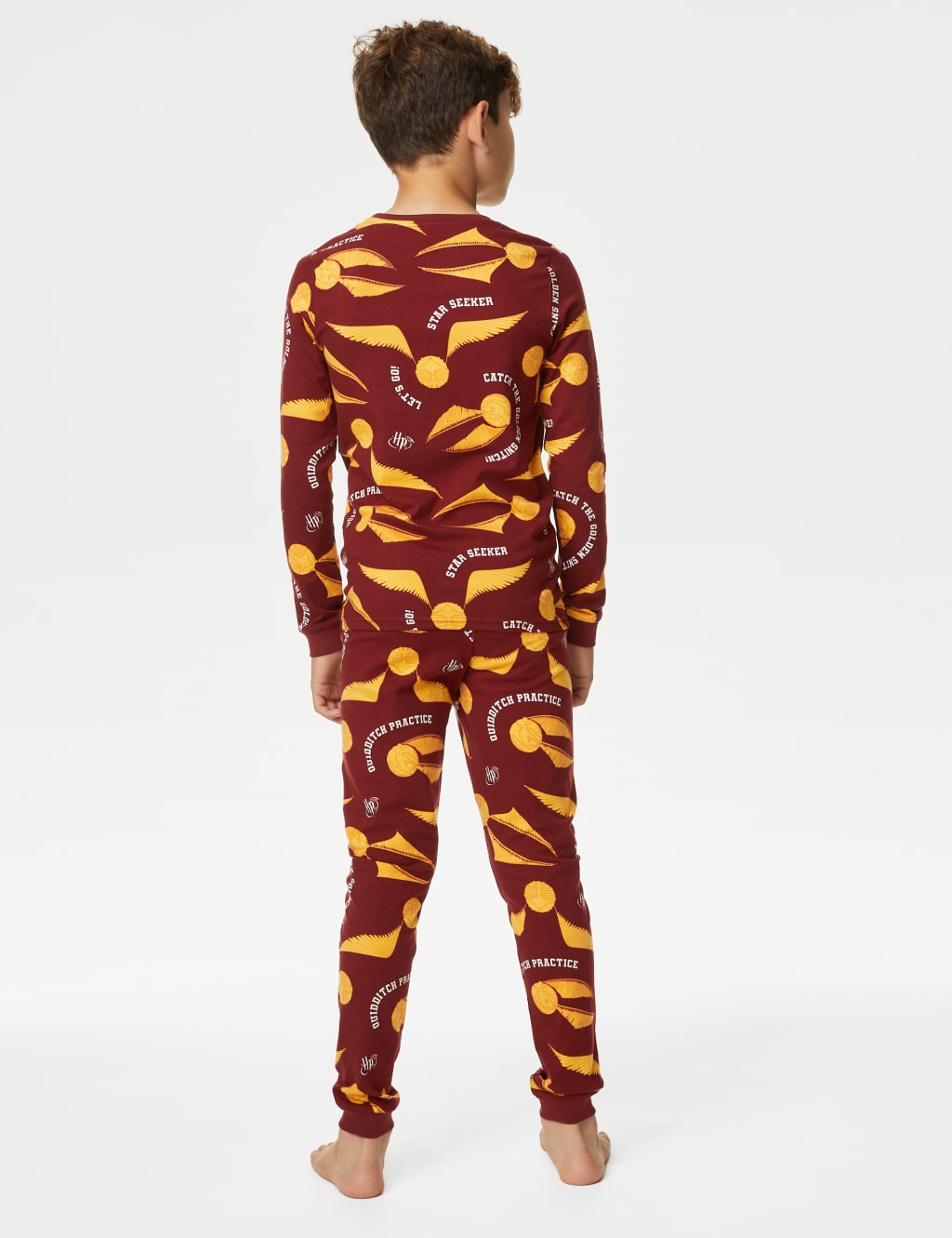 MATCHING COUPLE Harry Potter Quidditch Pyjamas Set Nightwear Long Sleeve Pjs