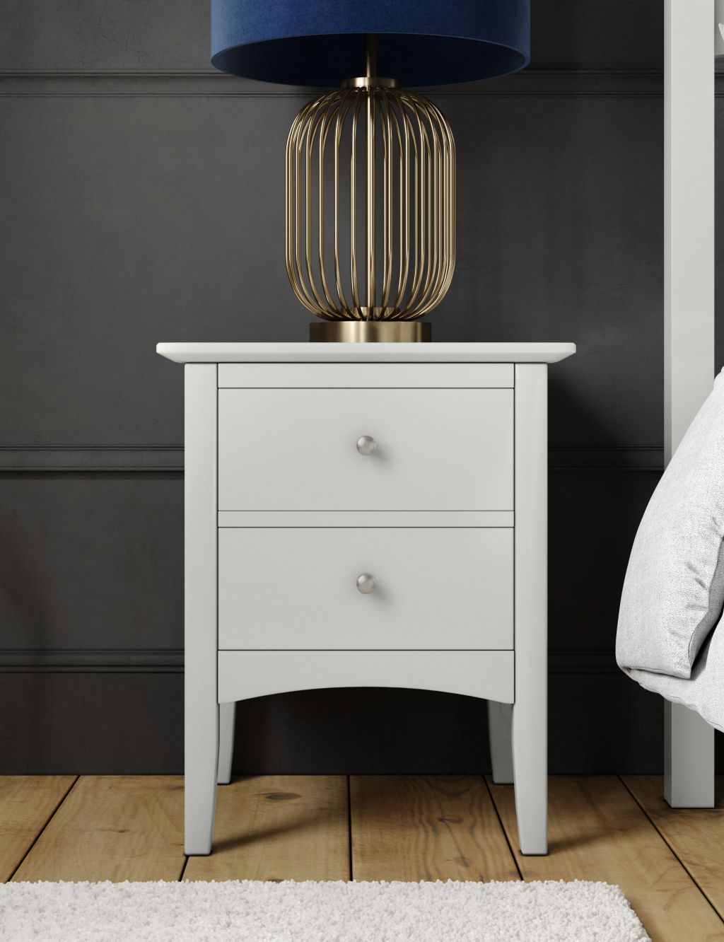 Hastings 2 Drawer Bedside Table 2 of 11