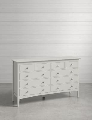 Hastings Grey 10 Drawer Chest M S
