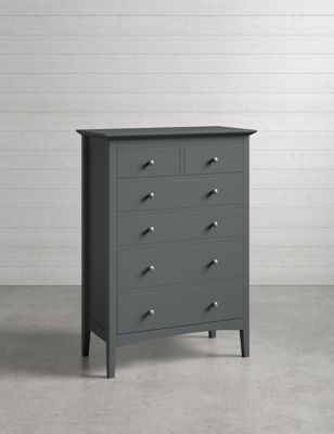 Hastings Grey 6 Drawer Chest M S