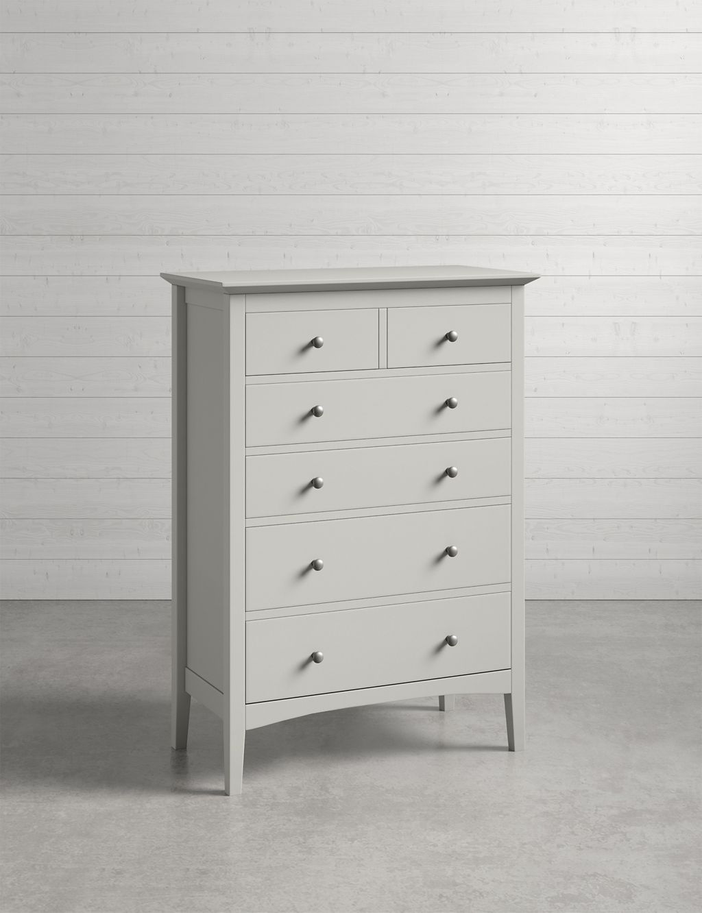 Hastings Grey 6 Drawer Chest 3 of 8