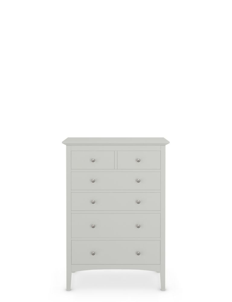 Hastings Grey 6 Drawer Chest 2 of 8