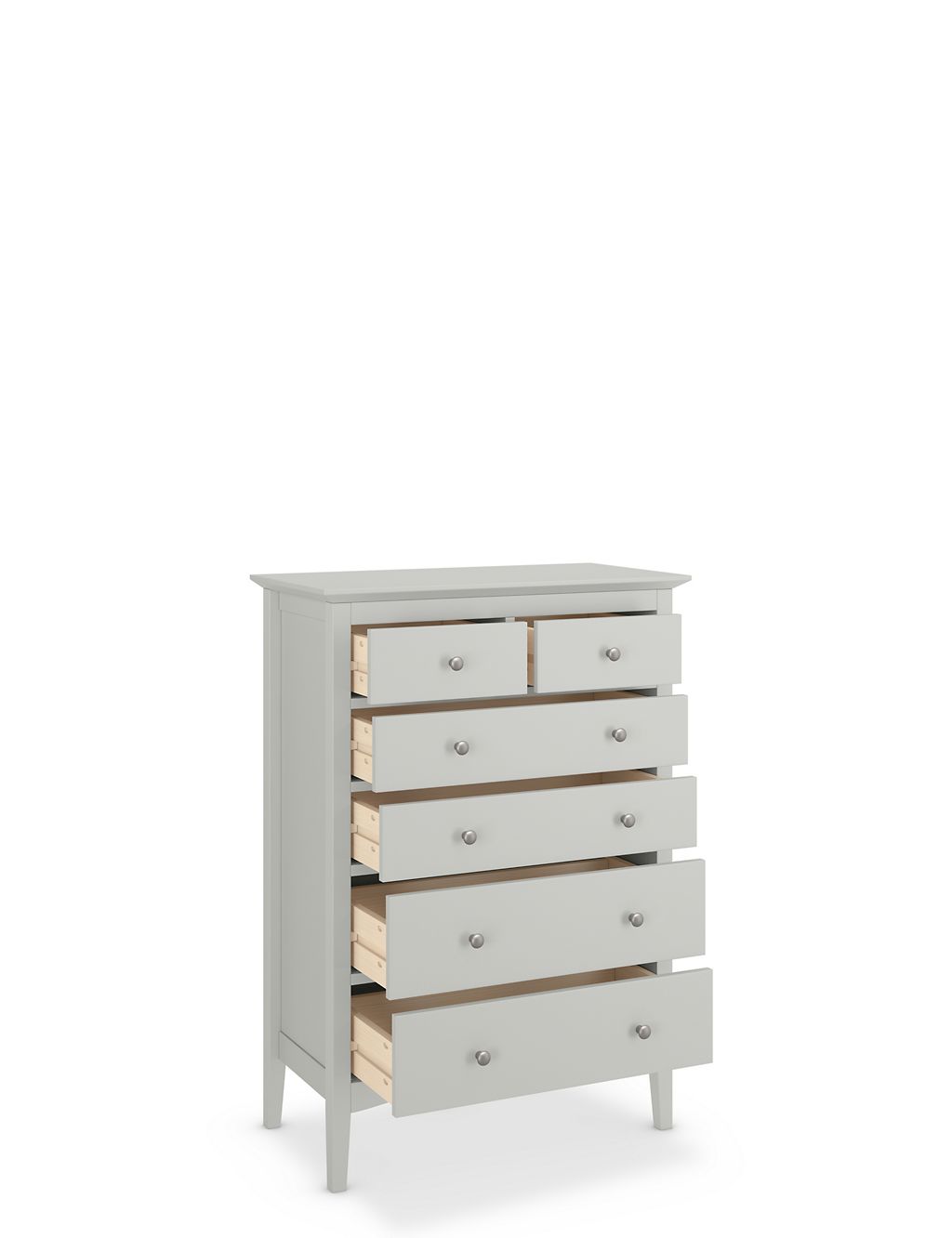 Hastings Grey 6 Drawer Chest 2 of 8