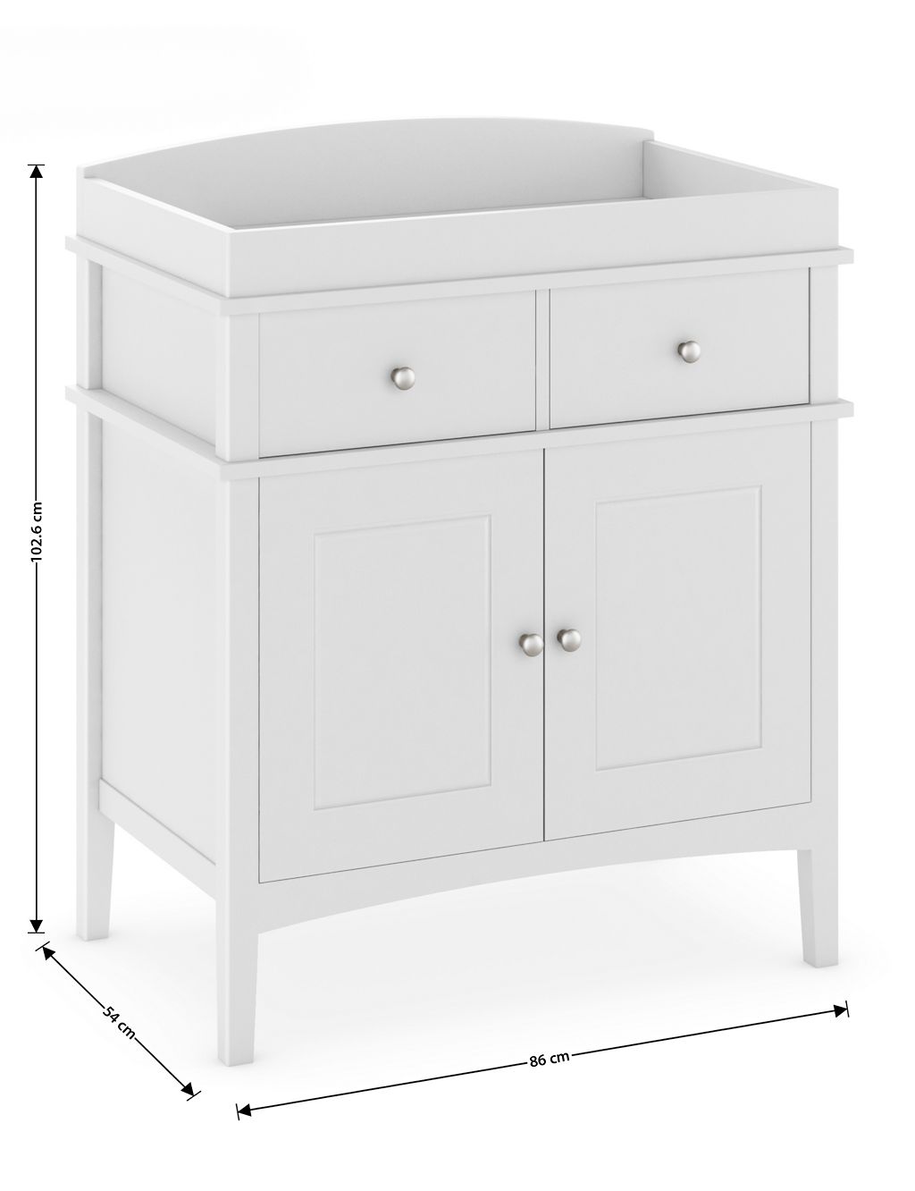 Hastings Grey Changing Table 6 of 9