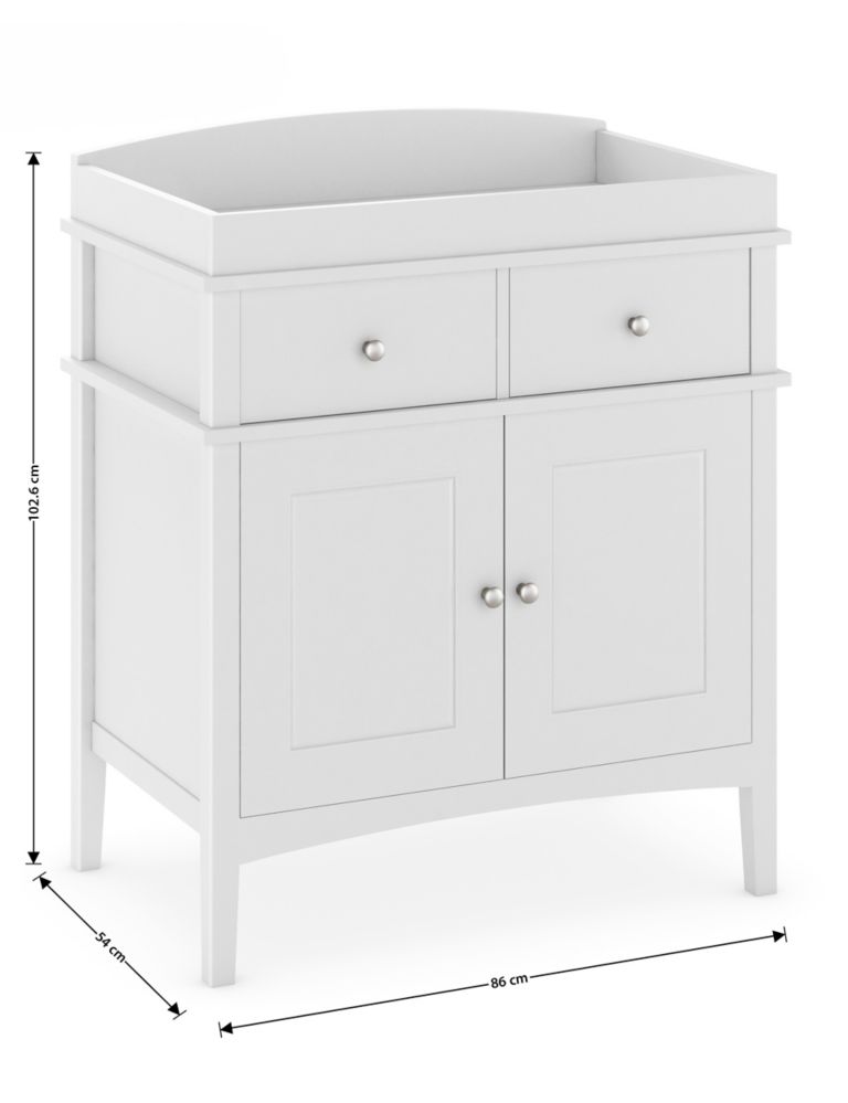 Hastings Grey Changing Table 8 of 9