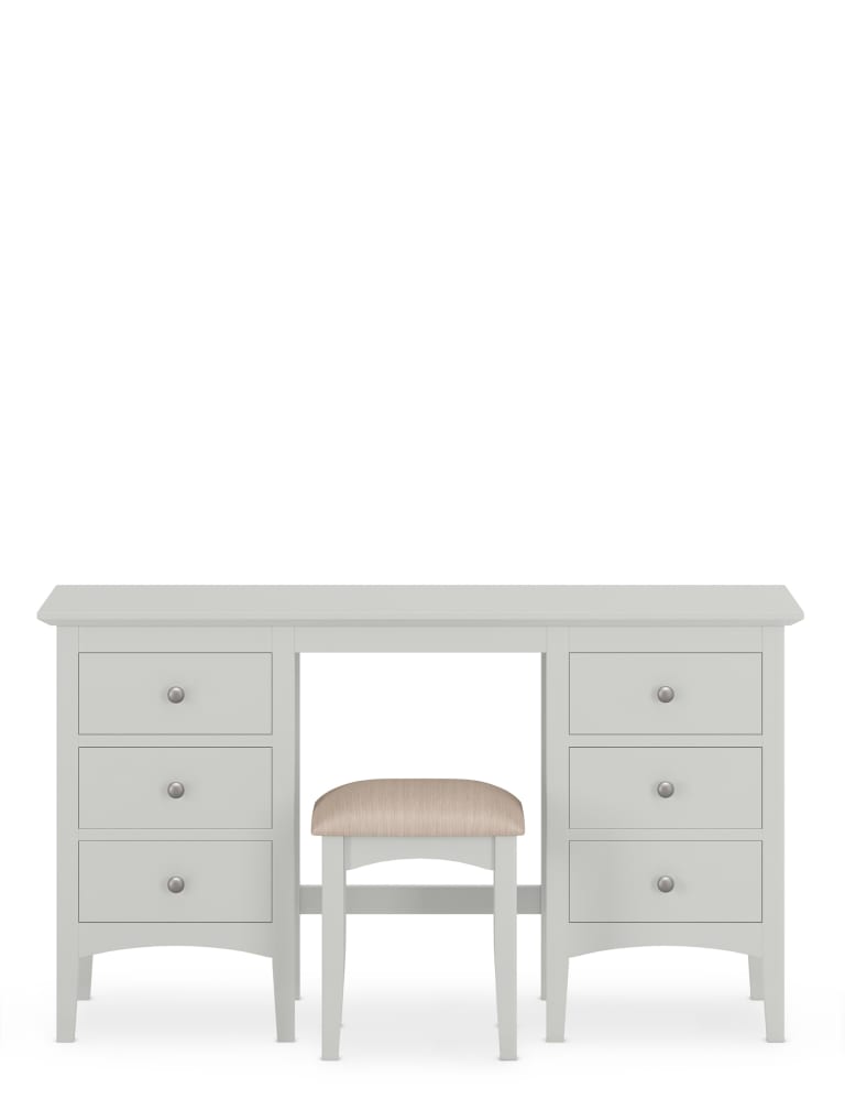 Hastings Grey Dressing Table & Stool 2 of 9