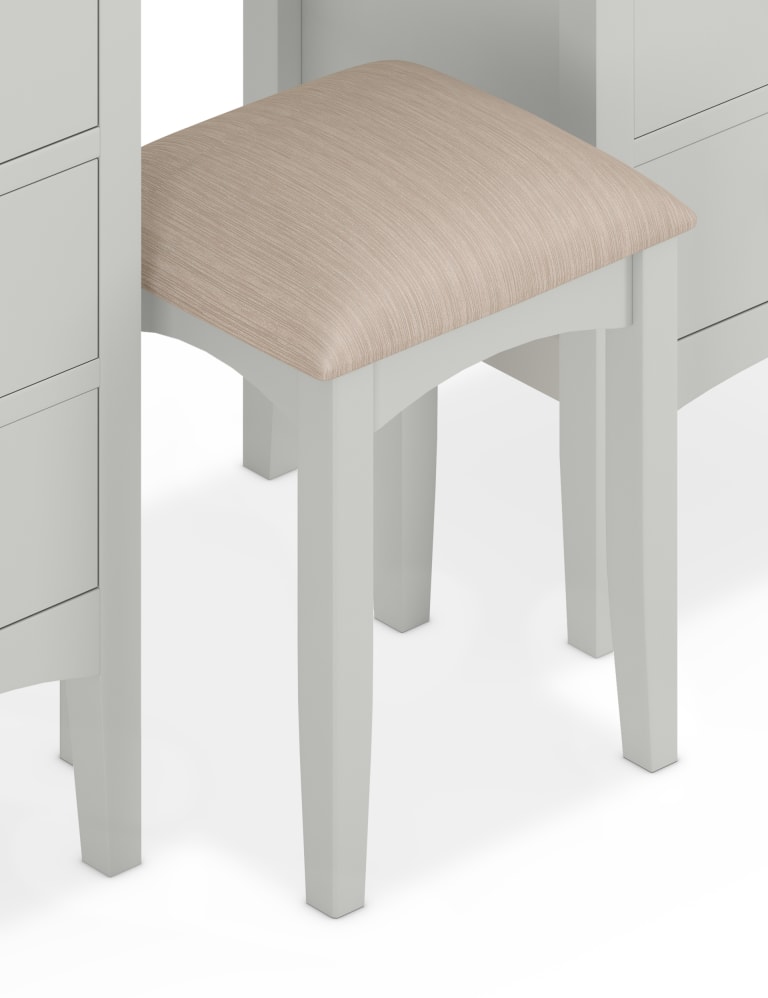 Hastings Grey Dressing Table & Stool 4 of 9