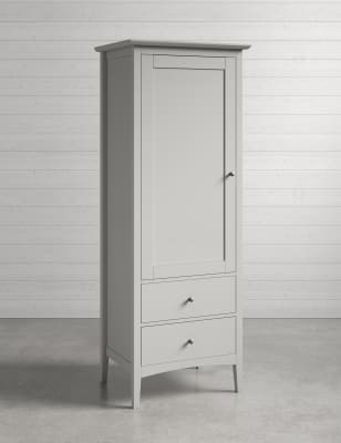 Hastings Grey Single Wardrobe M S