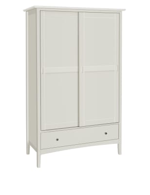 Hastings Grey Sliding Wardrobe M S