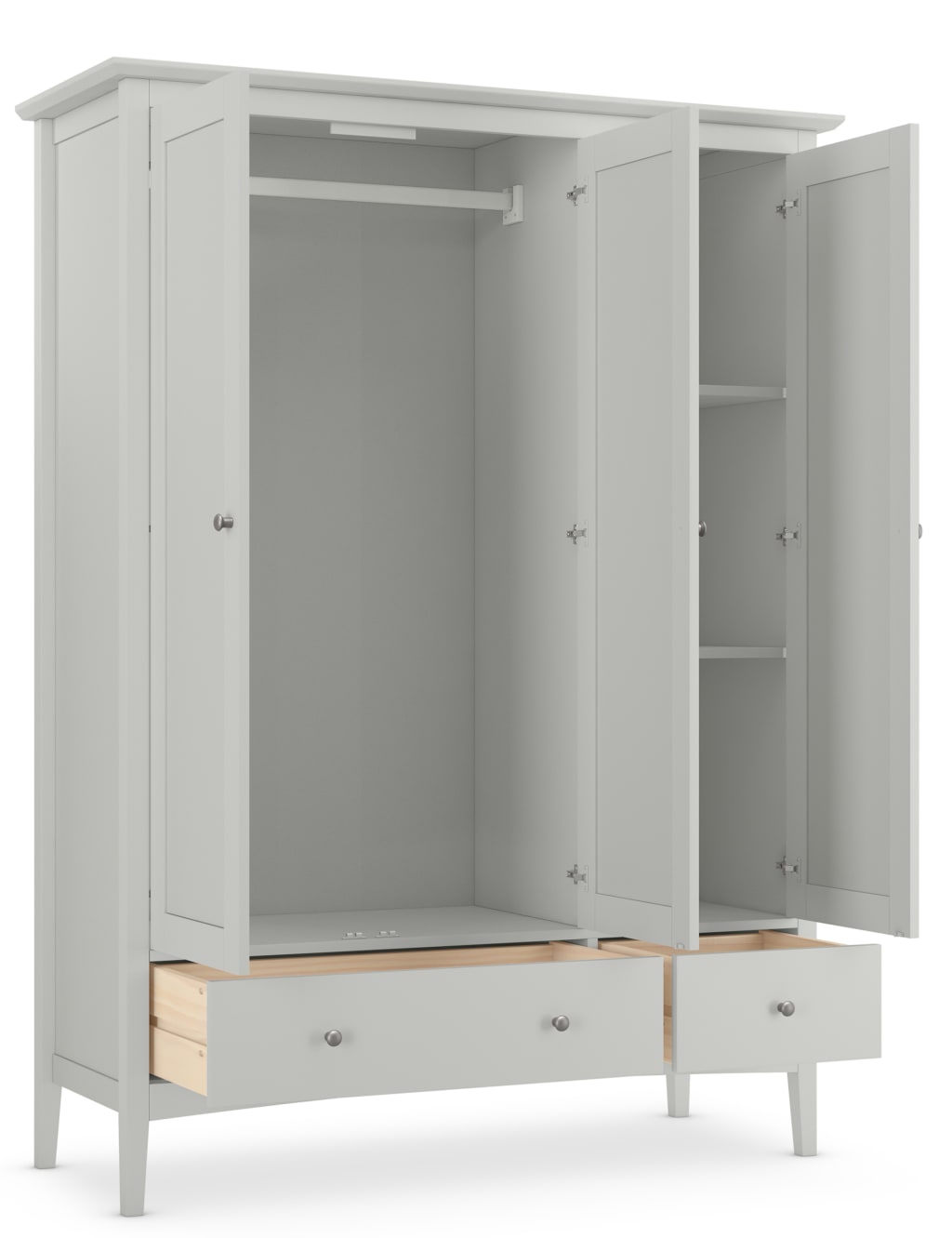 Hastings Grey Triple Wardrobe M&S
