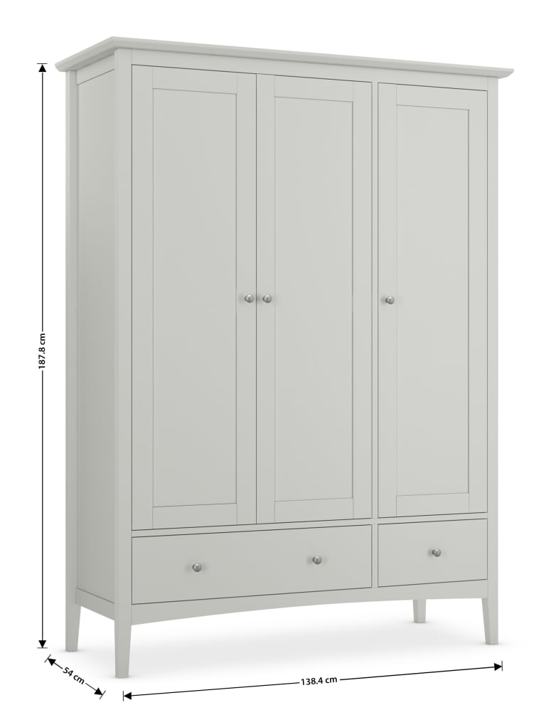Hastings Grey Triple Wardrobe M&S