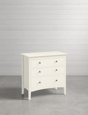 Hastings Ivory 3 Drawer Chest M S