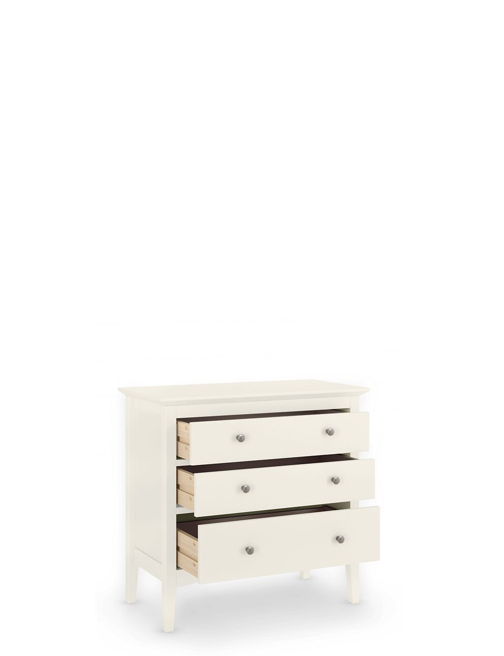 Hastings Ivory 3 Drawer Chest 2 of 9