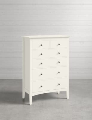 Hastings Ivory 6 Drawer Chest M S