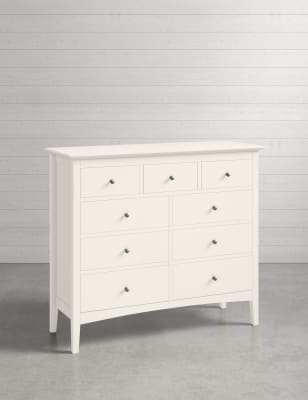 Hastings Ivory 9 Drawer Chest M S